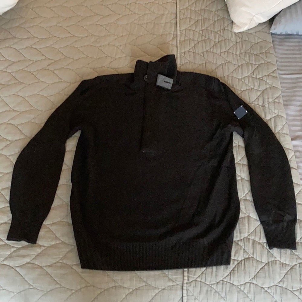 Balmain Men’s Wool Black Sweater Size M